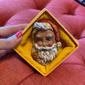 Babs Mellor Santa Brooch